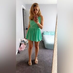 Umgee Mint Green Sleeveless Dress